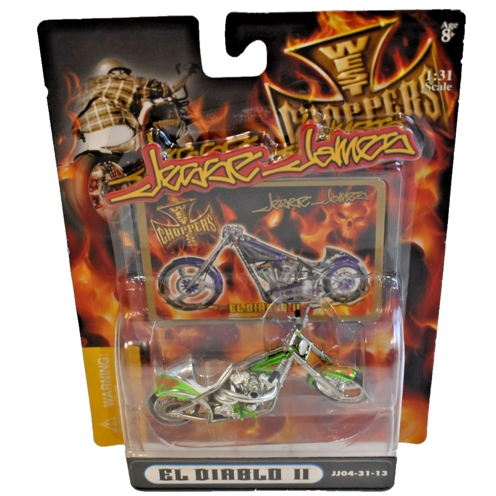2004 Jesse James West Coast Choppers El Diablo 2 JJ04-31-13 1:31 Scale